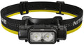 Nitecore nu50 hoofdlamp led werkt op een accu 1400 lm