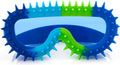Bling2o zwemmasker kinderen - monsta mash - duikmasker - anti-fog - uv-protect - multicolor