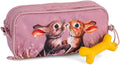 Stones and bones rowan 2.0 - etui - pennenzak voor kinderen - 3 vakken - twilight bunnies - lila