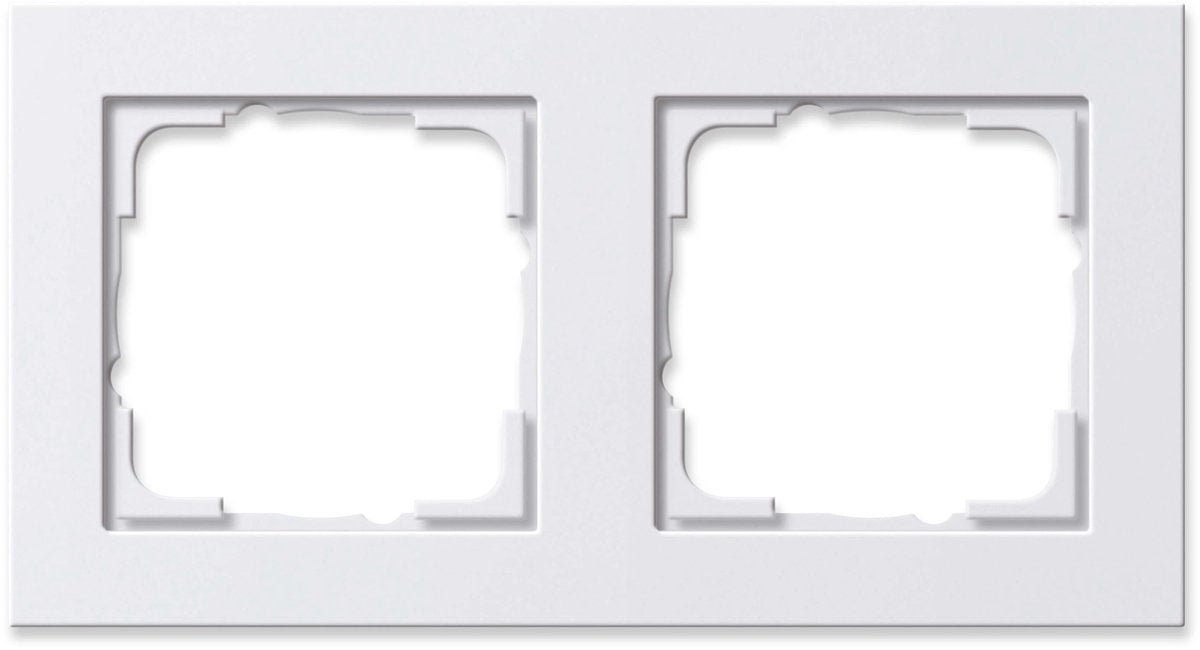Gira 0212 29 frame 2-voudig e2, standaard 55 zuiver wit 1 stuk(s)