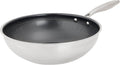 Cosy trendy hexapro wokpan - ø28x9cm - pfas-vrij - inductie wokpan - ovenbestendig tot 200°c - snelle opwarming – zonder deksel - zilver-grijs