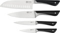 Jamie oliver by tefal messenset - 4-delig - rvs - ergonomisch - voor professioneel gebruik