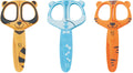 Vaessen creative kinderschaar set - 3 st. - linkshandig rechtshandig - met dieren design