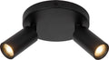 Lucide ritmo - plafondspot (plafondlamp) - ø 15 cm - 2xgu10 (mr11) - zwart