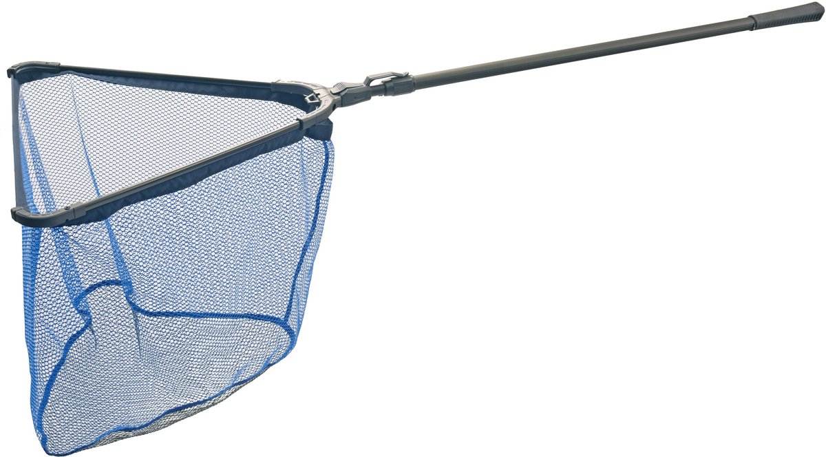 Albatros - rubberized landingsnet - schepnet - 180cm - 2-delig - 40x40cm