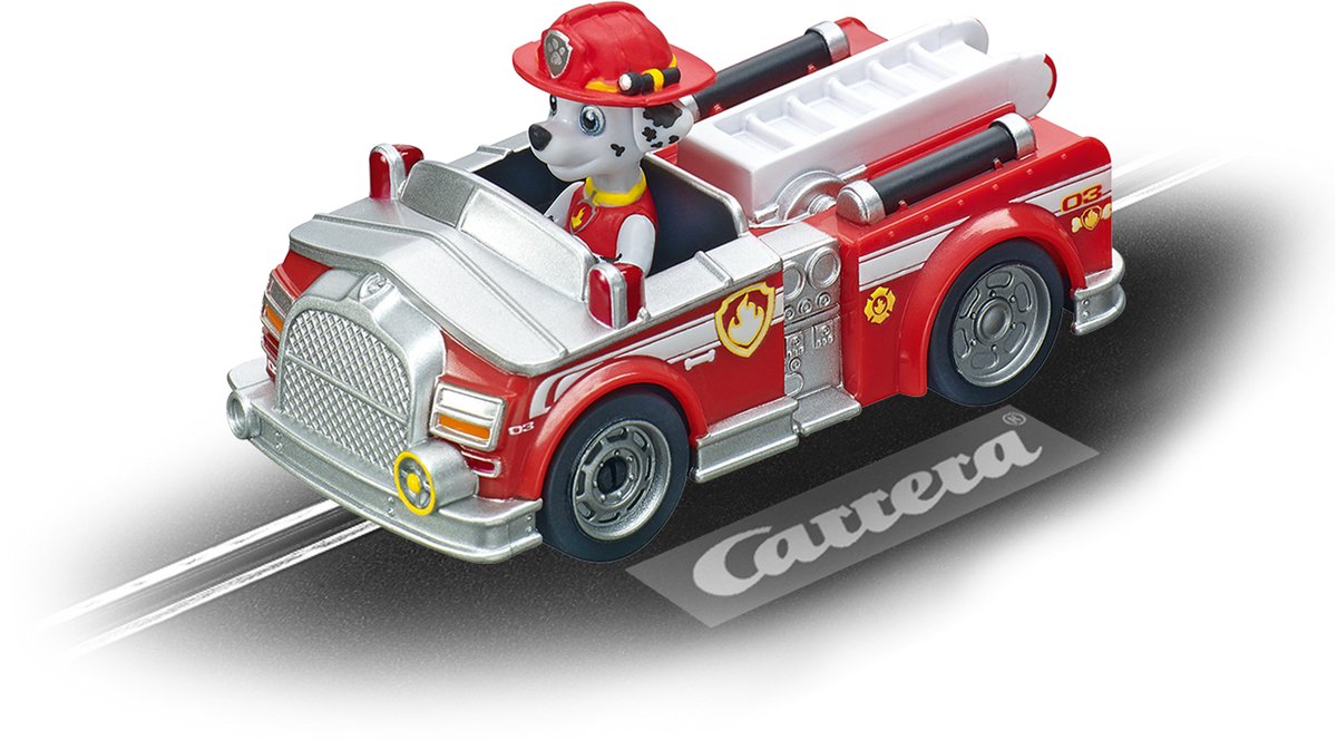 Carreras erster Rennwagen - Streckenposten