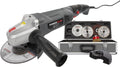 Powerplus elektrische haakse slijper poweset2 - 900w slijpmachine - slijpschijf 125mm ᴓ, compact, met 6 acc., opbergkoffer