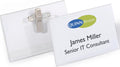 Durable badge met combiklem formaat 54 x 90 mm in een doos - 50 stuks