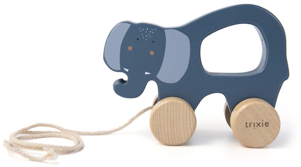 Trixie Holz Trek Figur Frau Elefant