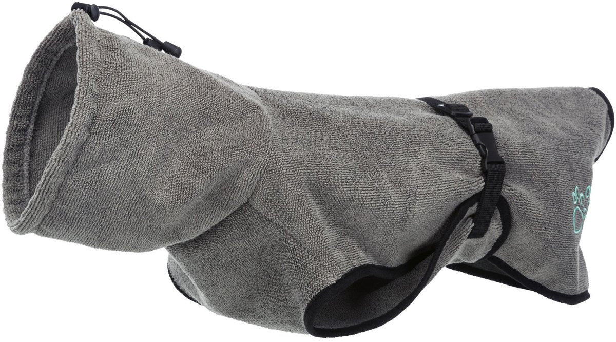 Trixie Bademantel, Hunde-Frottee, grau