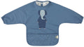 Trixie afwasbare slab met mouwen - mrs. elephant - slab voor kinderen - 100% recycled polyester - eenvoudig schoon - blauw