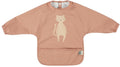 Trixie afwasbare slab met mouwen - mrs. cat - slab voor kinderen - 100% recycled polyester - eenvoudig schoon - roze