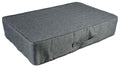 Duvo plus duratex hondenmatras - orthopedisch met springveren - afneembare hoes anti-slip - s 60x40x14cm - donkergrijs