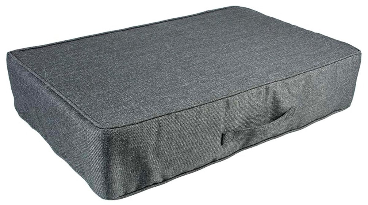 Duvo plus duratex hondenmatras - orthopedisch met springveren - afneembare hoes anti-slip - s 60x40x14cm - donkergrijs