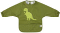 Trixie afwasbare slab met mouwen - mr. dino - voor baby's en kleuters 2-4jaar - makkelijk schoon te maken - groen