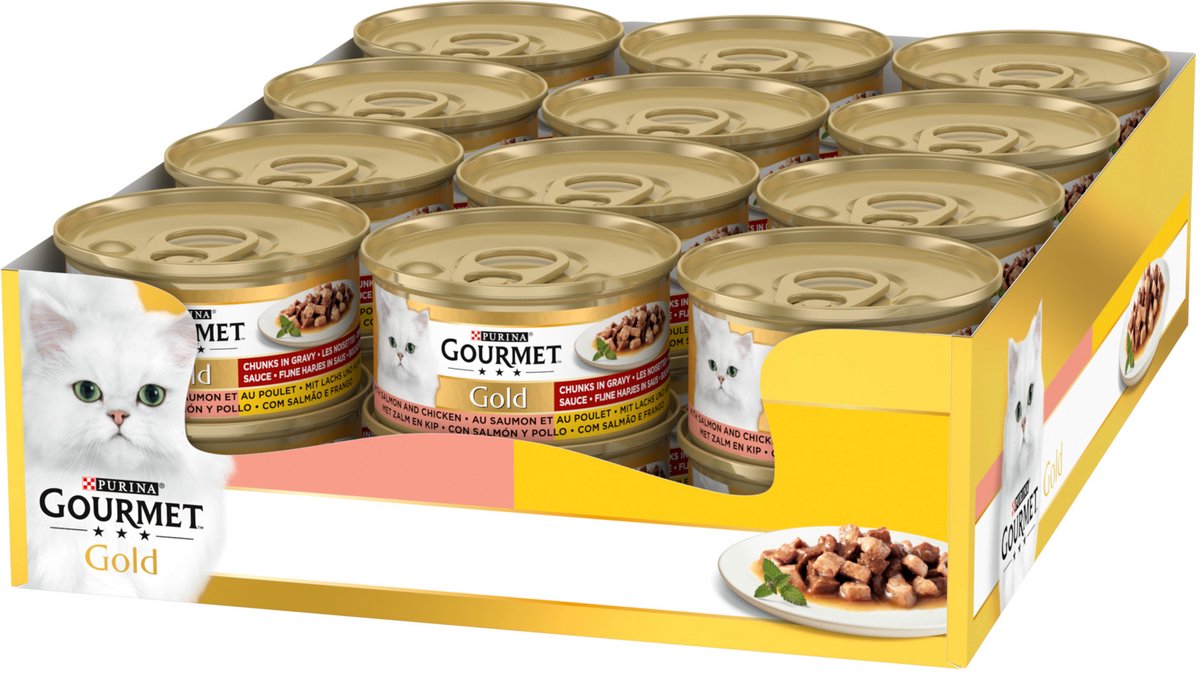 Gourmet Gold Feiner Snack Lachshuhn