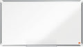 Nobo premium plus widescreen magnetisch whiteboard emaille - met pennengoot - inclusief whiteboard marker - 890x500mm