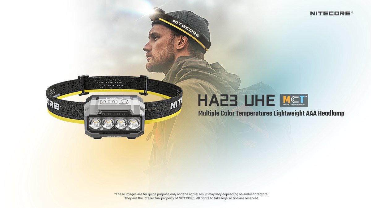 Nitecore ha23 uhe hoofdlamp myrtle green