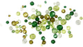 Creativ company creotime facetkralen mix groen 250 g