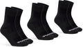 Gripgrab - lightweight sl 3pack performance zomer fietssokken 3 paar coolmax wielersport sokken regular cut - zwart - unisex - maat m (41-44)