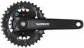 Shimano fc-m315-b2 crankstel 36-22t - 175 mm - 2x7 8-speed - vierkant - mtb - zwart