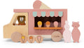 Trixie houten ijskar – 3j+ – met muntslot mr. lion – fsc hout - leuk als verjaardagscadeau