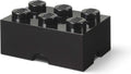 Lego - opbergbox brick 6 - nylon - zwart