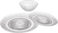 Secret de gourmet 18-delig kristallook servies voor 6 personen