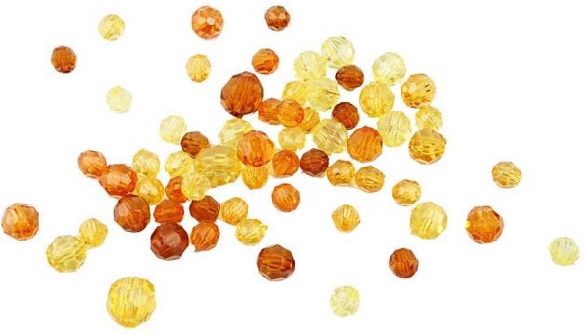 Creativ company https: www.cchobby.nl facet-kralen-afm-4-12-mm-gatgrootte-1-2-5-mm-ca-170-stuk-geel-45-gr-1-doos