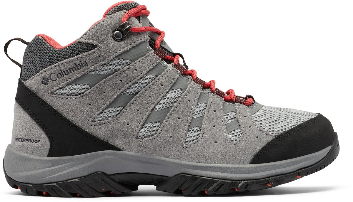 Columbia redmond iii mid waterproof dames wandelschoenen - steam, red coral 42