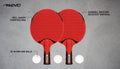 Avento - outdoor tafeltennisset - rood zwart