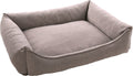 Flamingo avalon - mand honden - mand avalon rechthoekig+rits lichtgrijs 100x80x25cm - 1st - 137920 - 1st