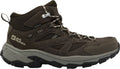 Jack wolfskin vojo tour texapore mid m heren wandelschoenen-cold coffee 45