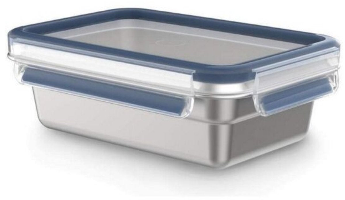 Tefal N1150410 Masterseal Vorratsbehälter 0,8 l Edelstahl Blau