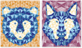 Janod - mysterix - mozaiek foamstickers - bosdieren