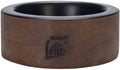 Designed by lotte milani voerbak hond - drinkbak eetbak hond - hondenvoerbak - hout rvs - zwart - 370 ml