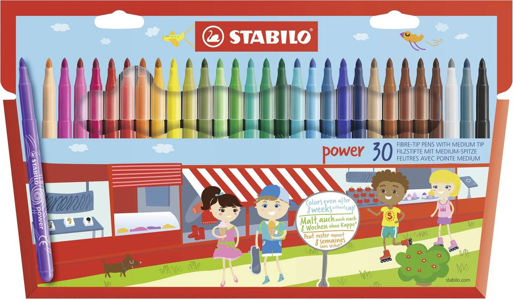 Stabilo Power Filzstifte – 30er-Set