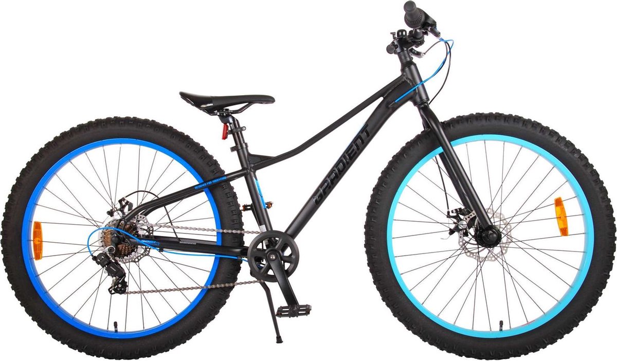 Volare gradient kinderfiets – jongens – 26 inch – zwart blauw – 7 speed – prime collection