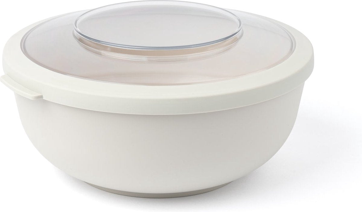 Amuse tylla oat lunchbox - 2000ml – lunchtrommel – lunchbowl met deksel - perfect afsluitbare vershoudbakje - saladebox voor onderweg - bpa-vrij – beige