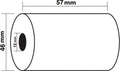 Exacompta thermische rekenrol ft 57 mm, d +-46 mm, asgat 12 mm, lengte 24 m, pak van 10 rollen