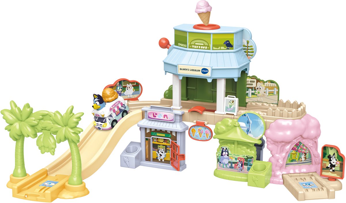 Vtech - toet toet auto's bluey - bluey's ijssalon