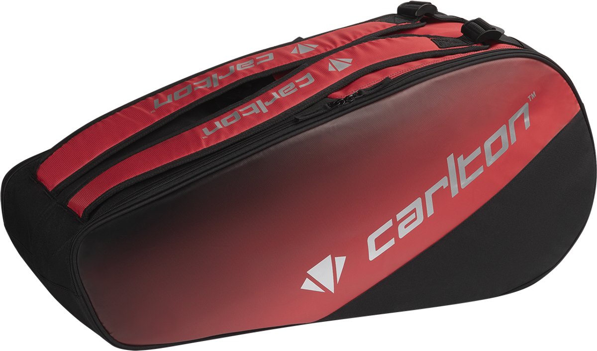 Dunlop carlton- racket bag- pro 2 comp- black red
