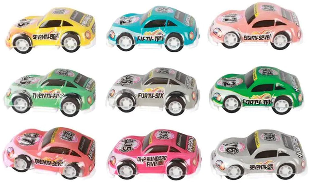 Turbo racers mini rally pull-backauto's, 9st.