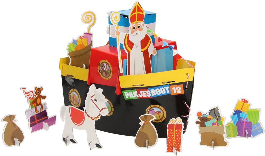 Grafix Sinterklaas Bastelset – Baue dein eigenes Dampfschiff