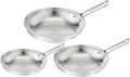 Tefal duetto on b866s334 – set van 3 braadpannen – inductie – pannenset 20 24 28 cm – hoogwaardig roestvrij staal – thermo-fusion™ - koekenpan