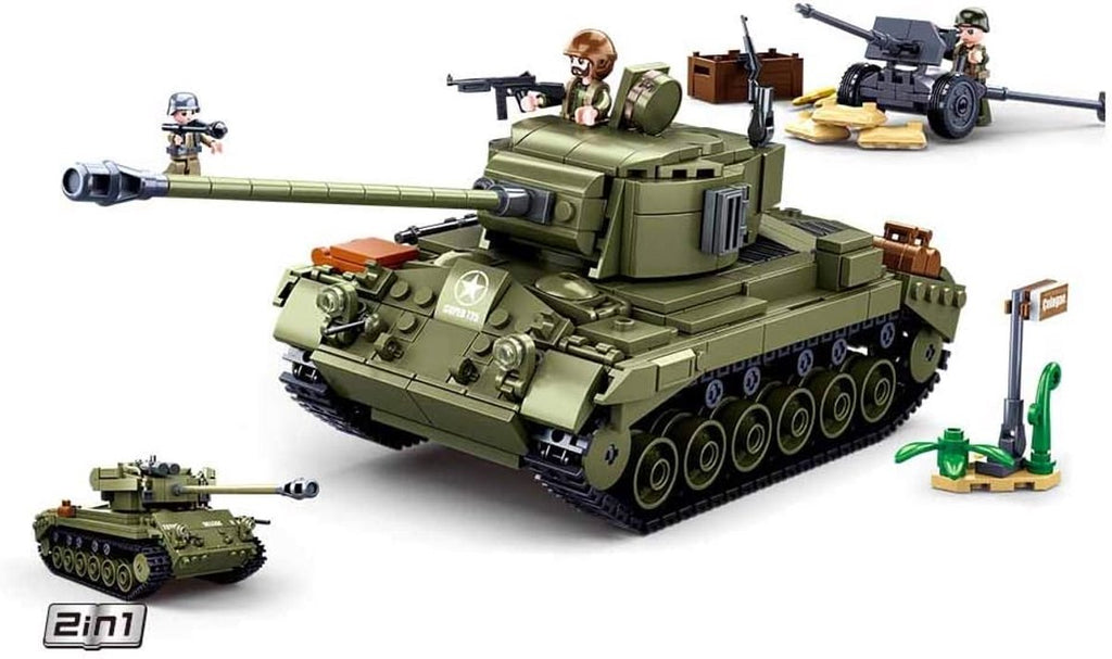 Sluban army - medium tank groen - 742dlg.