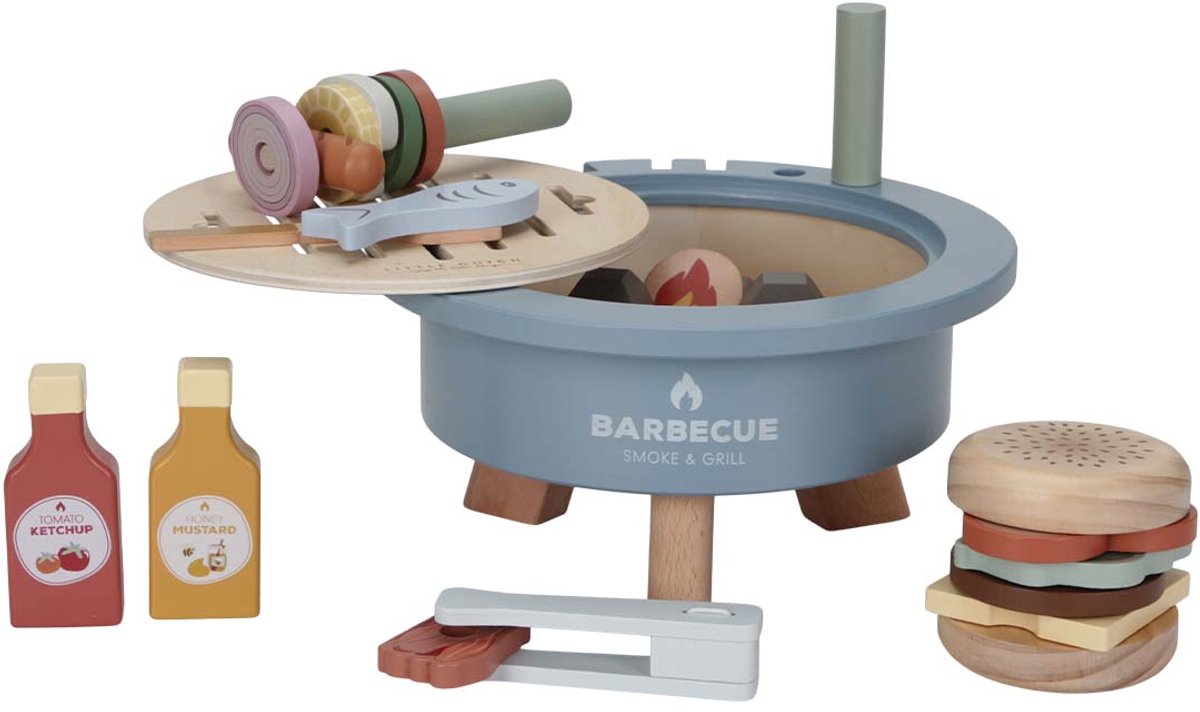 Little dutch barbecue speelgoedset fsc