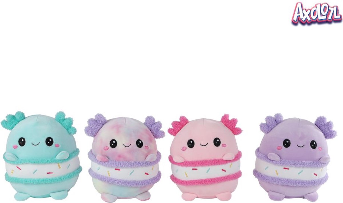 Plüsch-Axolotl „Nimm mich mit nach Hause“, 20 cm
