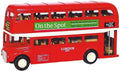Goki modelauto london bus - rood - 12 cm - engelse auto schaalmodellen