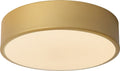 Lucide unar - plafonnière (plafondlamp) - ø 20 cm - led 3 stepdim (memory) - 1x12w 2700k - mat goud messing